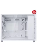 Asus Prime AP201 USB 3.2 Tempered Glass Mesh MicroATX Beyaz Kasa