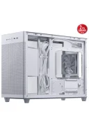 Asus Prime AP201 USB 3.2 Tempered Glass Mesh MicroATX Beyaz Kasa