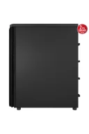Asus ProArt PA401 Wood Edition Metal Panel Siyah USB 3.2 Mid Tower ATX Gaming Kasa