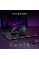 Asus ROG DELTA S RGB 7.1 Siyah Gaming Kulaklık