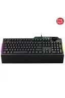 Asus TUF Gaming K1 Mekanik Hisli Türkçe RGB Oyuncu Klavyesi (90MP01X0-BKYA00)