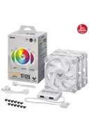 Asus TUF Gaming TF120 Beyaz ARGB Fan 3’lü Kasa Fanı