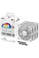 Asus TUF TR120 ARGB 120mm Beyaz 3’lü Kasa Fanı