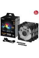 Asus TUF TR120 Reverse ARGB 120mm Siyah 3’lü Kasa Fanı