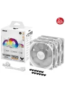 Asus TUF TR120 Reverse ARGB 120mm Siyah 3’lü Kasa Fanı