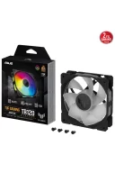 Asus TUF TR120 Reverse ARGB 120mm Siyah 3’lü Kasa Fanı