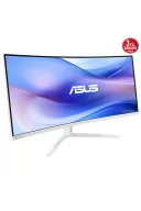 Asus VU34WCIP-W 34 inç 100Hz 1ms WQHD Adaptive Sync VA Kavisli Beyaz Monitör