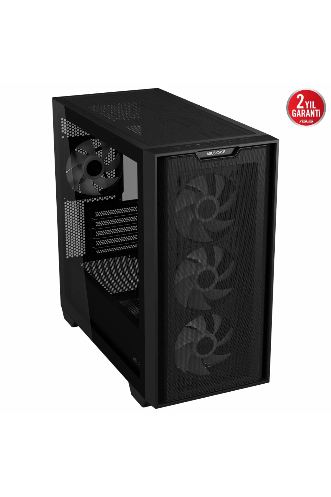 Asus A21 Plus ARGB Temperli Cam USB Gaming Kasa