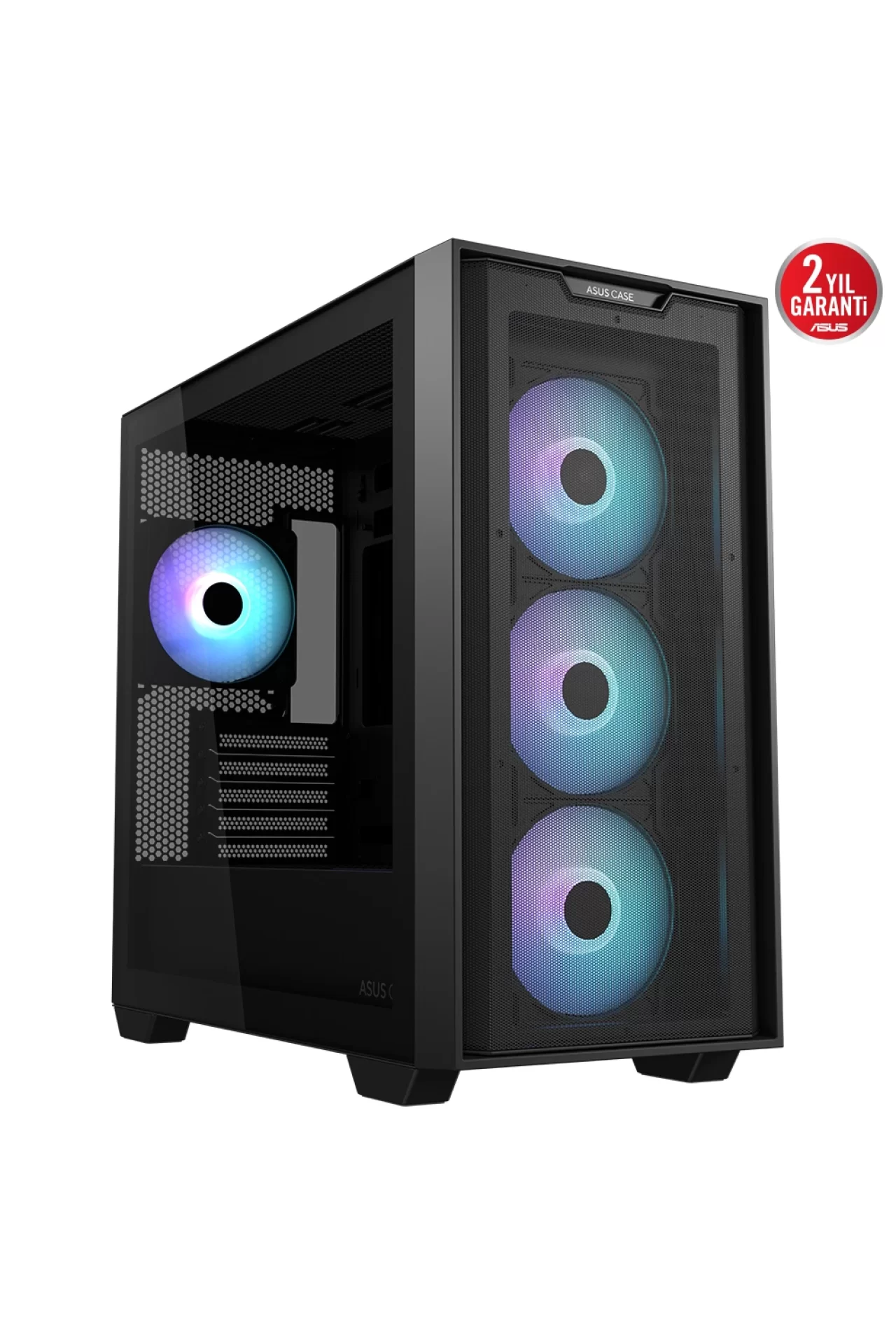 Asus A21 Plus ARGB Temperli Cam USB Gaming Kasa