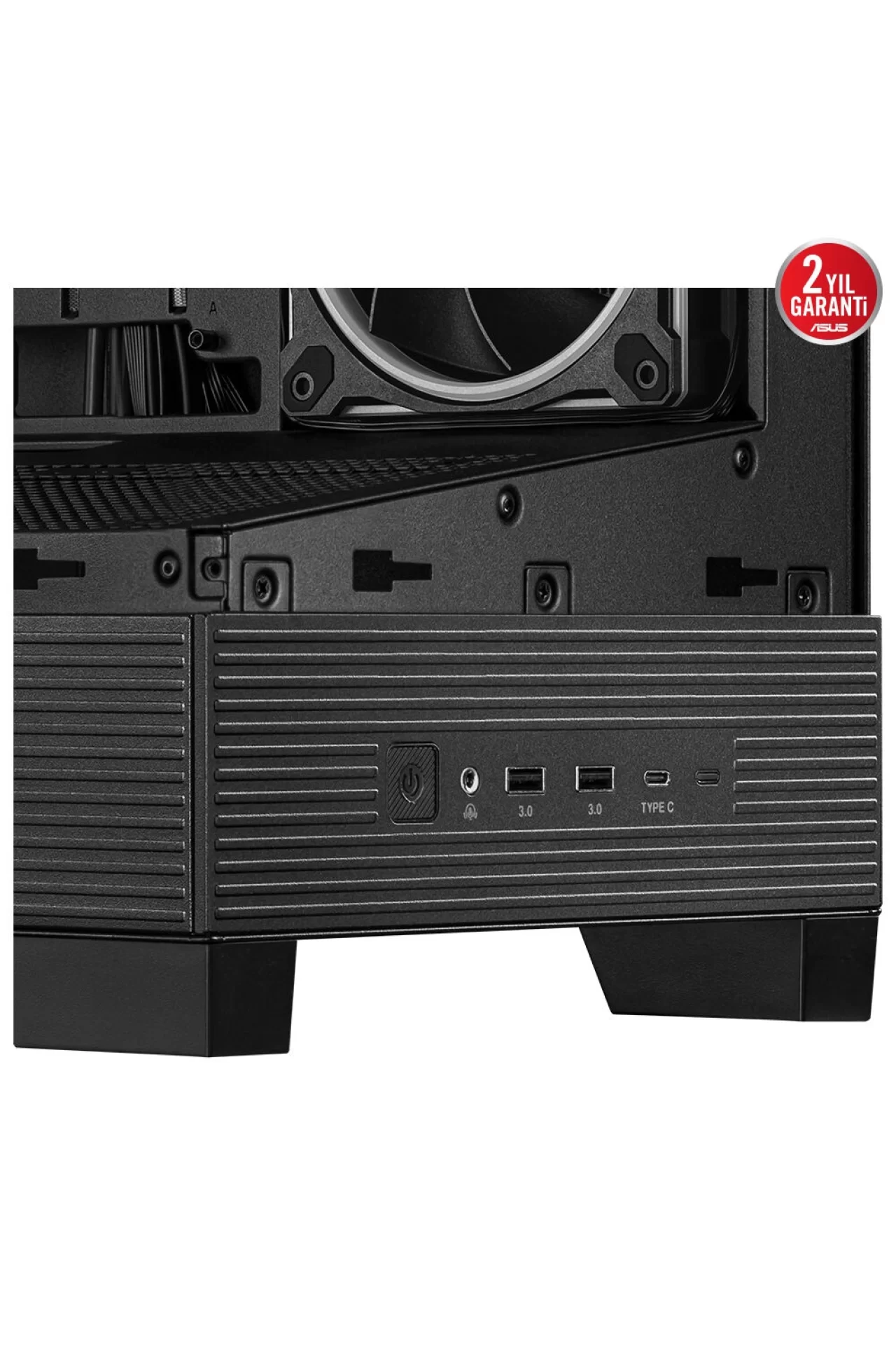 Asus A31 PLUS TG ARGB Siyah Temperli Cam USB 3.2 Mid Tower ATX Gaming Kasa
