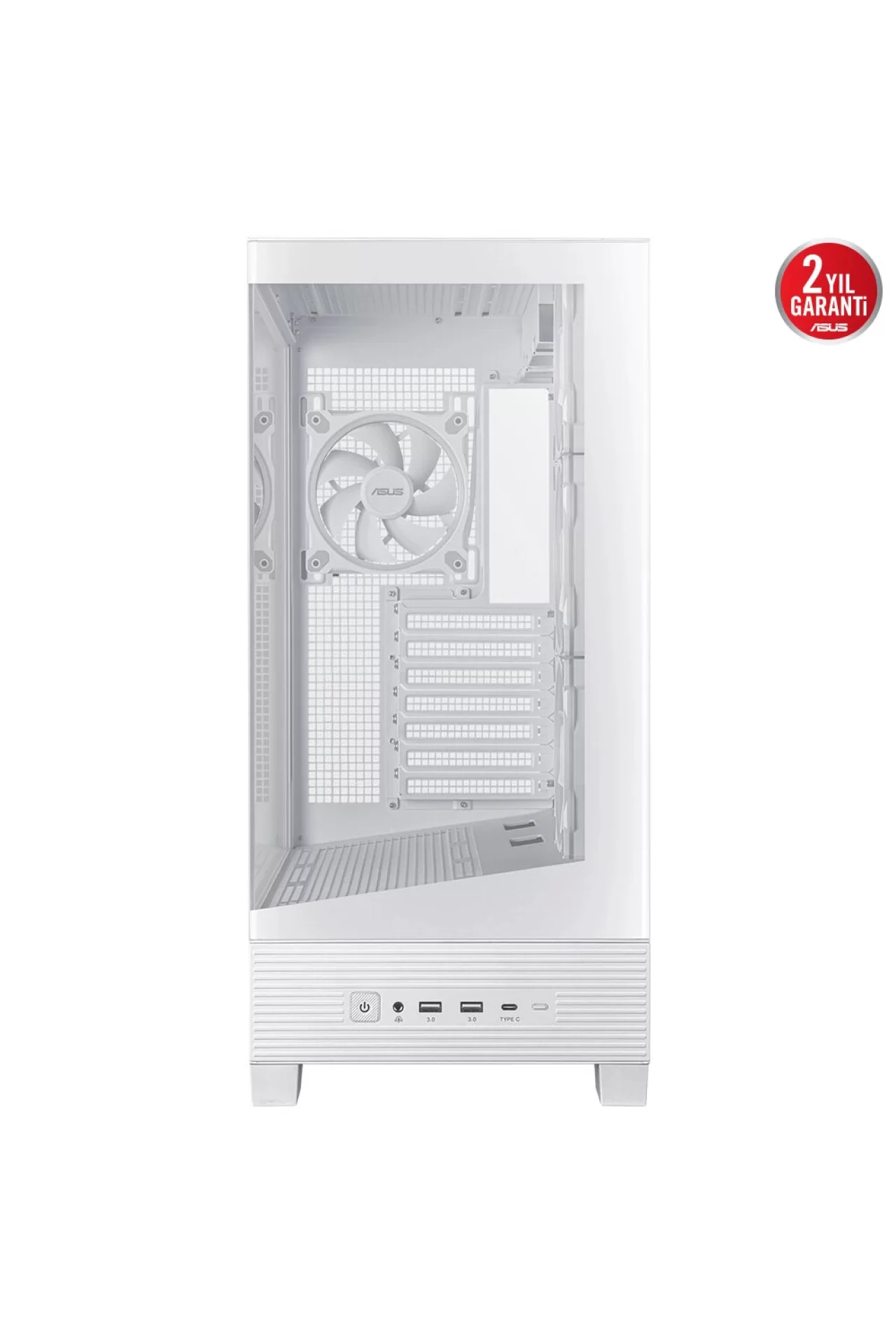 Asus A31 PLUS TG ARGB Beyaz Temperli Cam USB 3.2 Mid Tower ATX Gaming Kasa