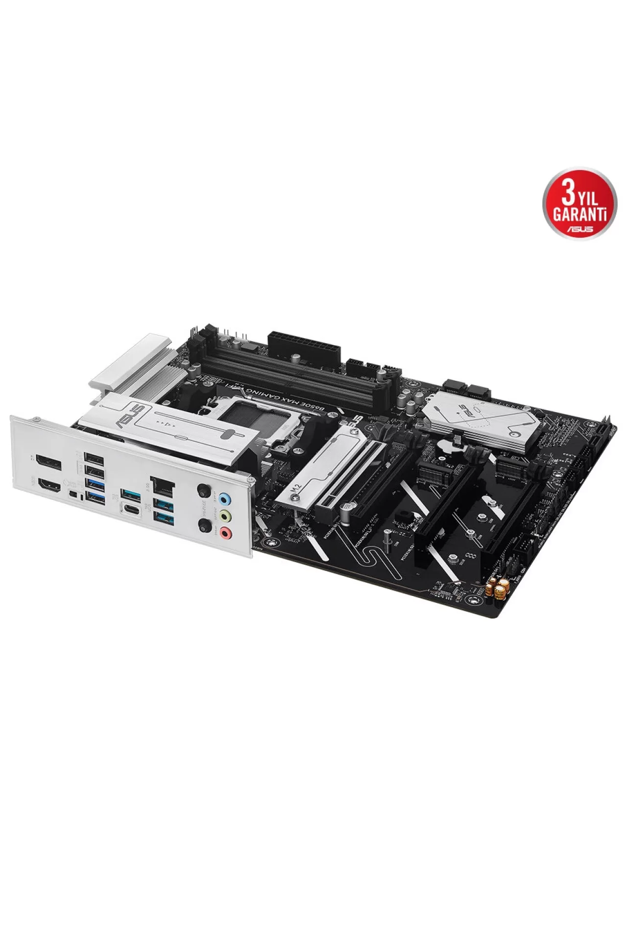 Asus B650E MAX Gaming WIFI 8000MHz (OC) DDR5 Soket AM5 M.2 HDMI DP ATX Anakart