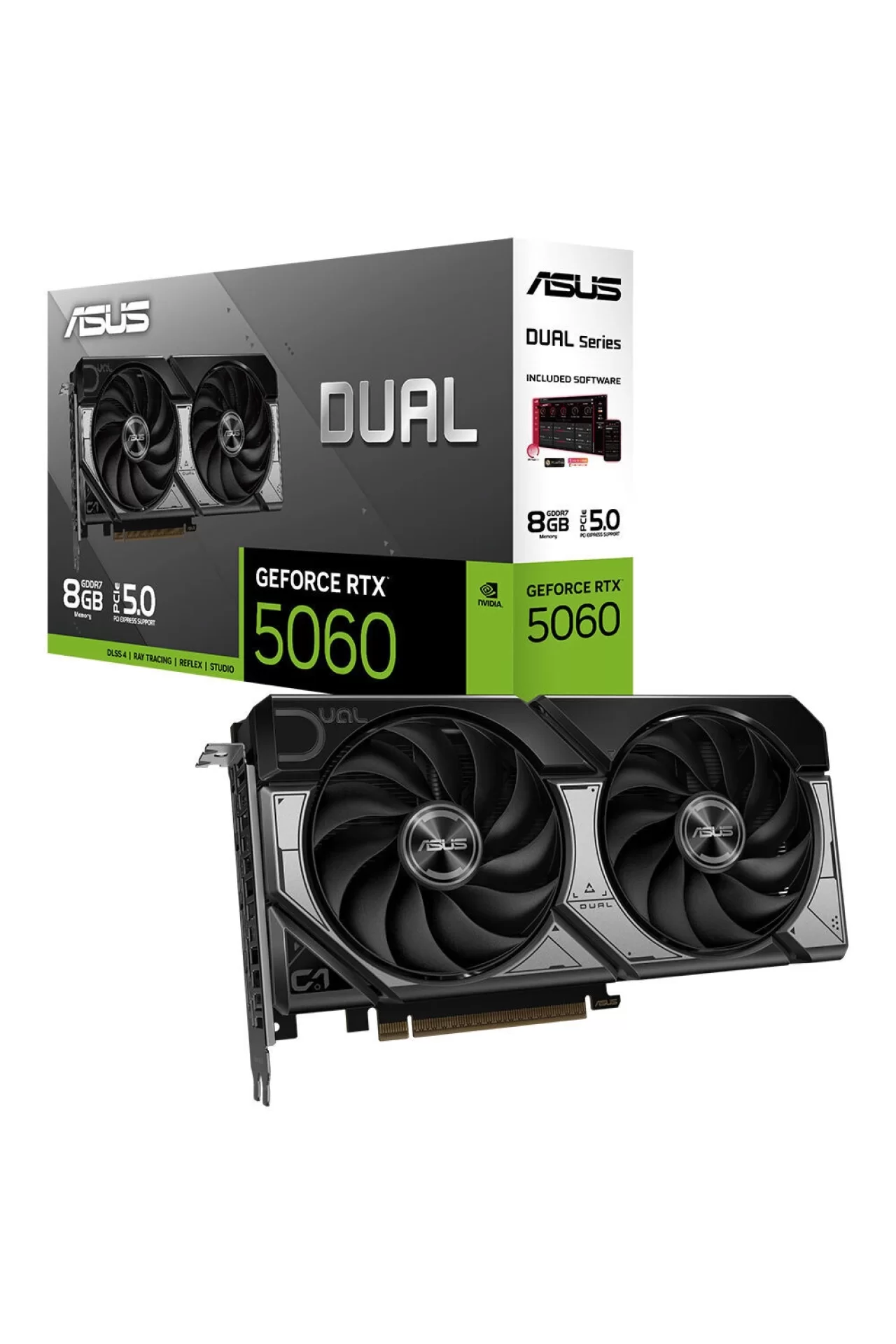 Asus GeForce RTX 5060 Dual 8G 8GB GDDR7 128 Bit DLSS 4 Ekran Kartı