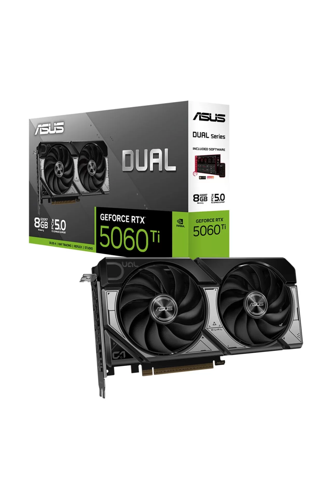 Asus DUAL GeForce RTX 5060 Ti 8GB GDDR7 128 Bit DLSS 4 Ekran Kartı