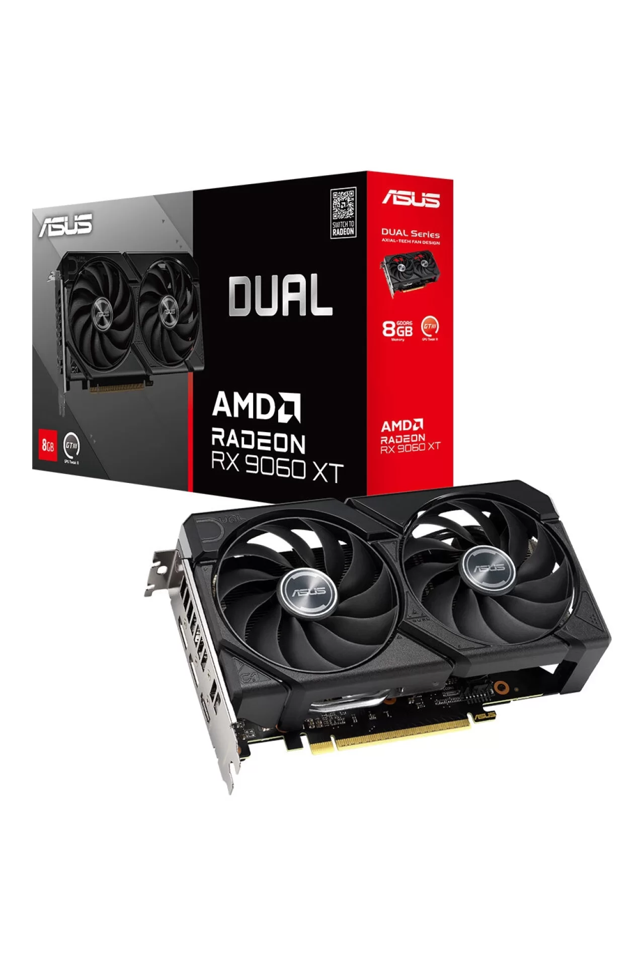 Asus Dual Radeon RX 9060 XT 8GB Ekran Kartı