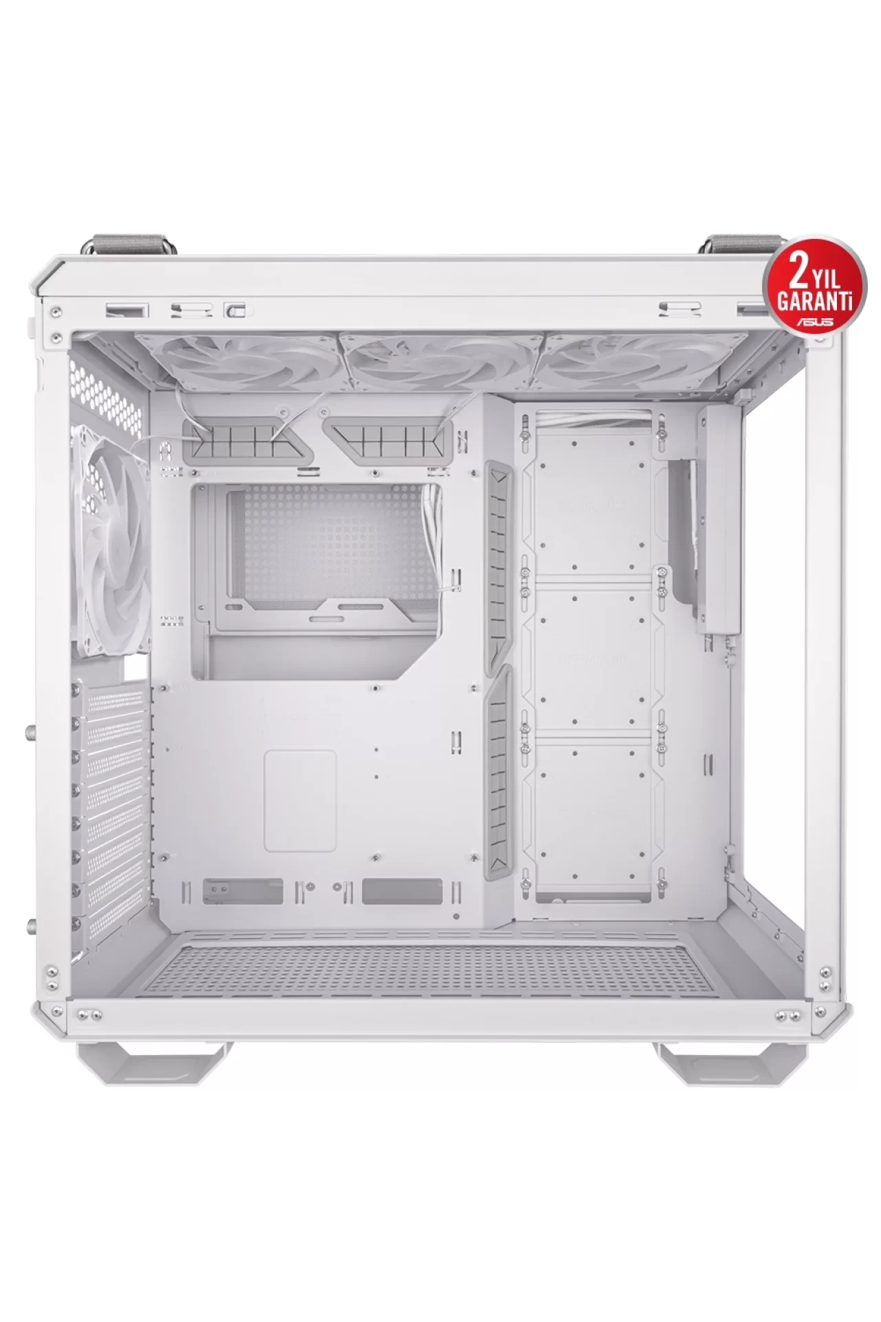 Asus TUF Gaming GT502 Plus Panaromik Temperli Cam USB 3.2 ATX Beyaz Gaming Kasa
