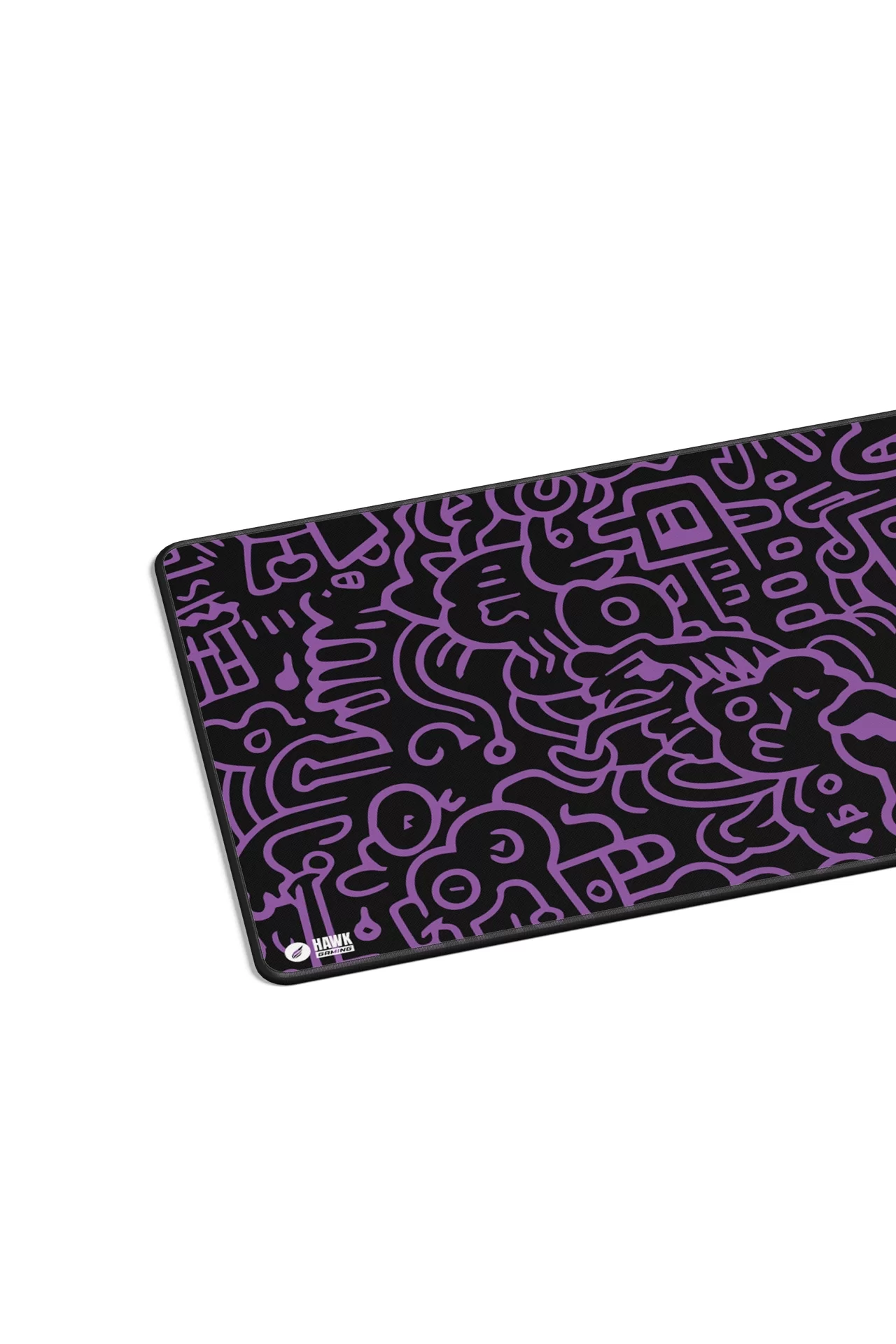 Hawk Doodle 90x40 Mouse Pad