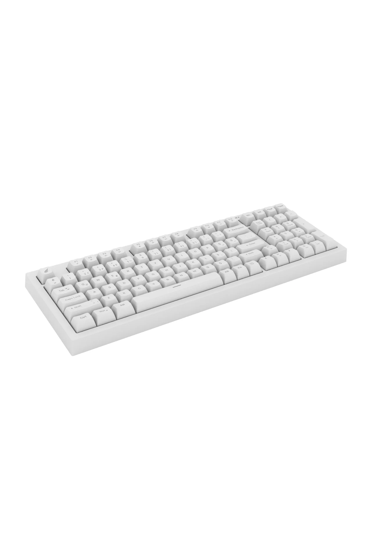 HK210 Membrane Rainbow Type C Kablolu Beyaz Full Türkçe Gaming Klavye