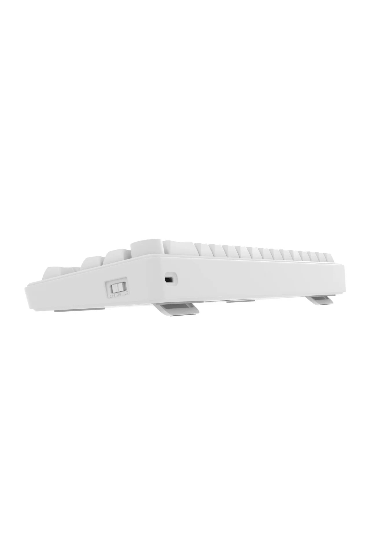 Hawk Gaming HK251 Membrane RGB Kablosuz/Bluetooth Beyaz %65 Türkçe Gaming Klavye