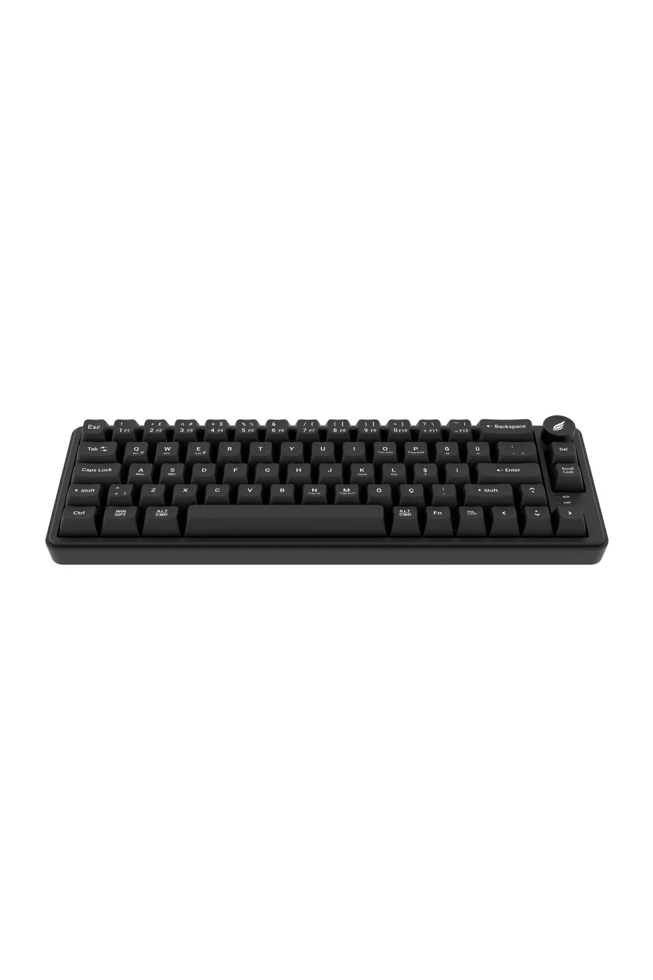 Hawk Gaming HK251 Membrane RGB Kablosuz/Bluetooth Siyah %65 Türkçe Gaming Klavye