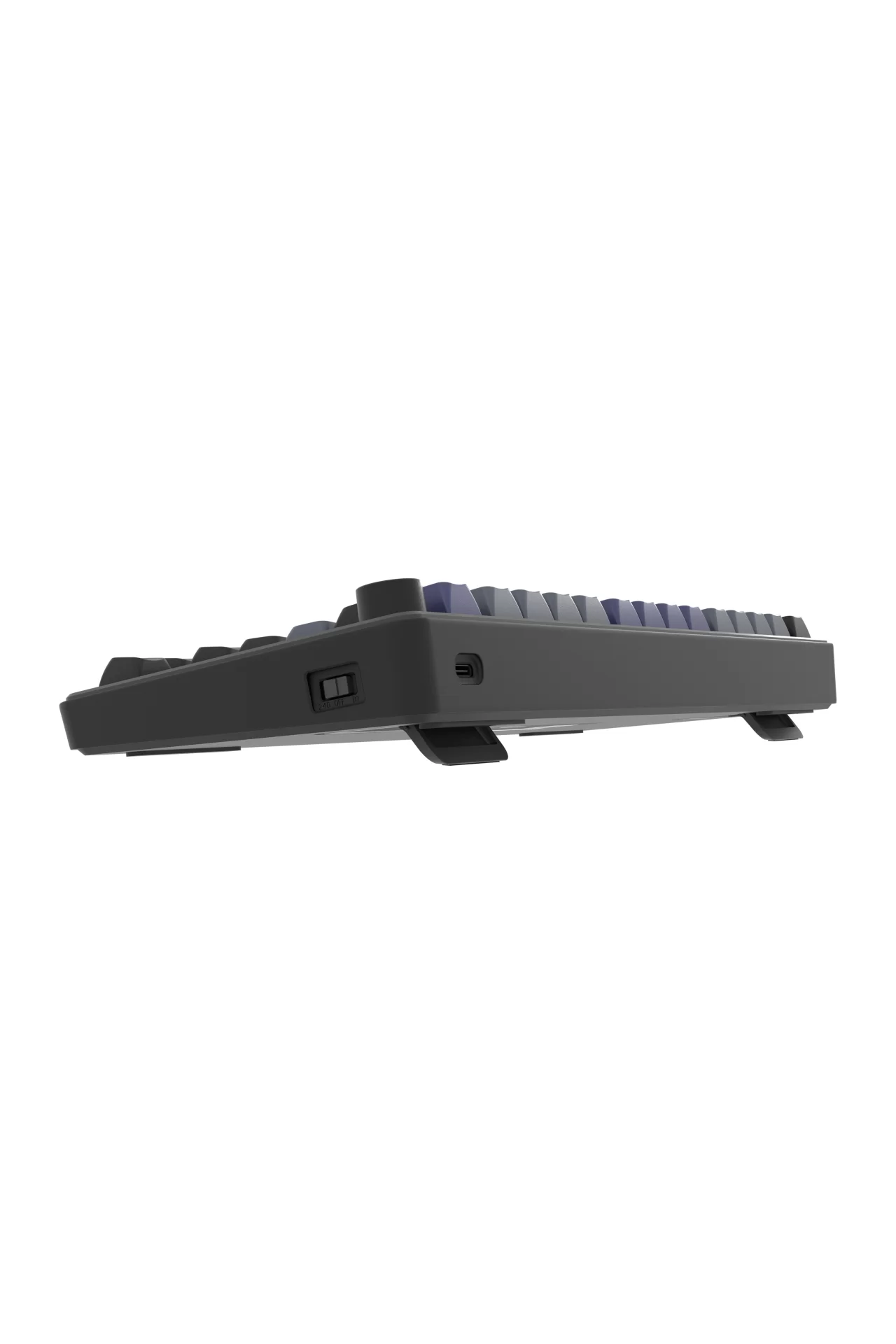 HK255 Membrane LCD RGB Kablosuz/Bluetooth Siyah Gri %75 Türkçe Gaming Klavye