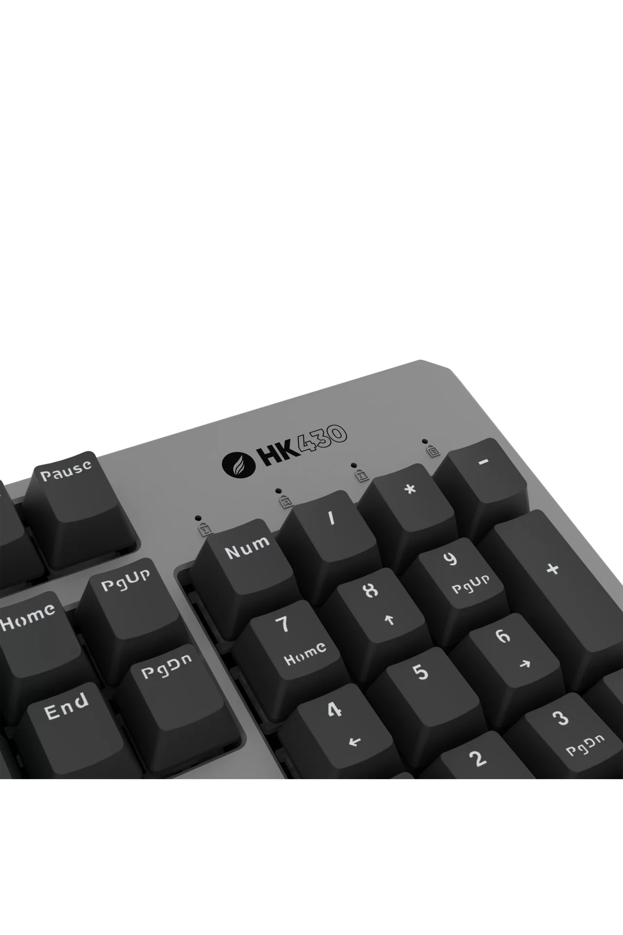 HK430 Mekanik Kırmızı Switch RGB Kablolu Metal Kasa Full Gaming Klavye