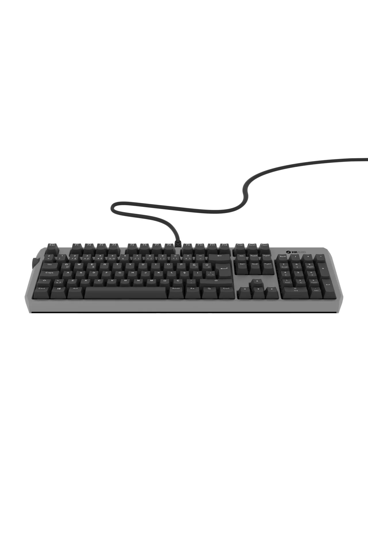 HK430 Mekanik Kırmızı Switch RGB Kablolu Metal Kasa Full Gaming Klavye