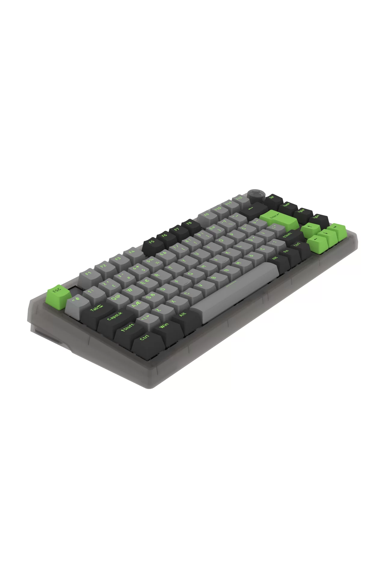 HK610 Gateron Switch RGB LCD Tri-Mode Kablosuz/Bluetooth %75 Gaming Klavye