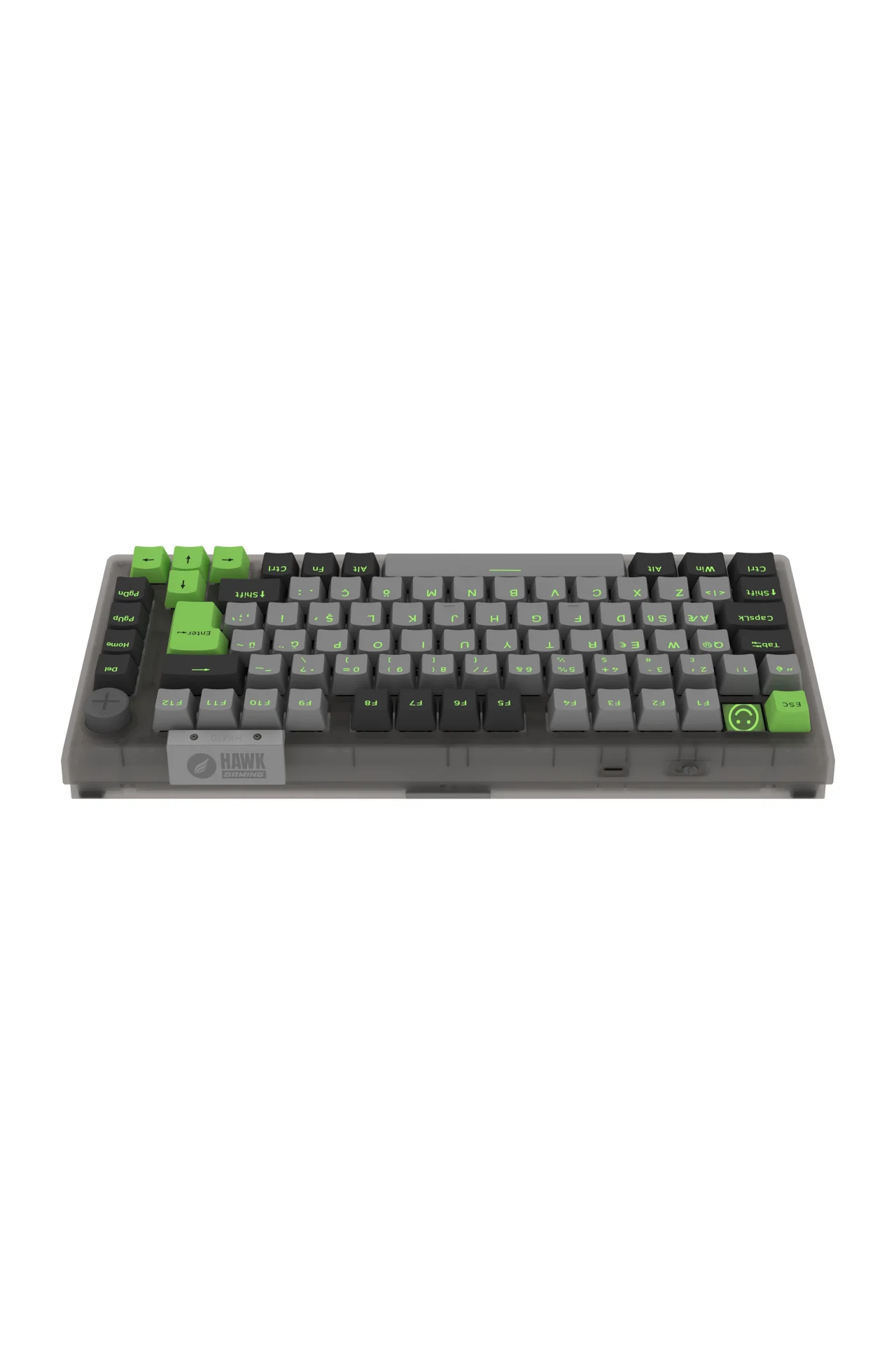 HK610 Gateron Switch RGB LCD Tri-Mode Kablosuz/Bluetooth %75 Gaming Klavye