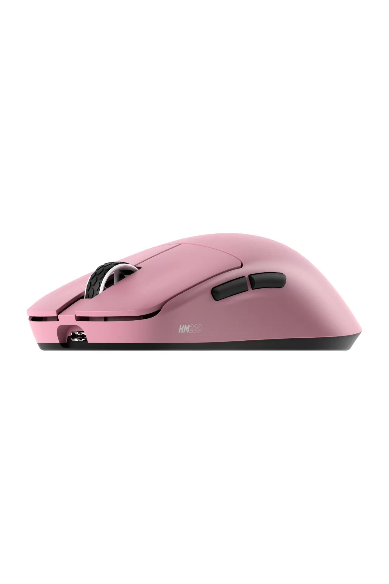 HM220 1K Hz 12000 DPI Tri-Mode Kablosuz/Bluetooth Pembe Gaming Mouse