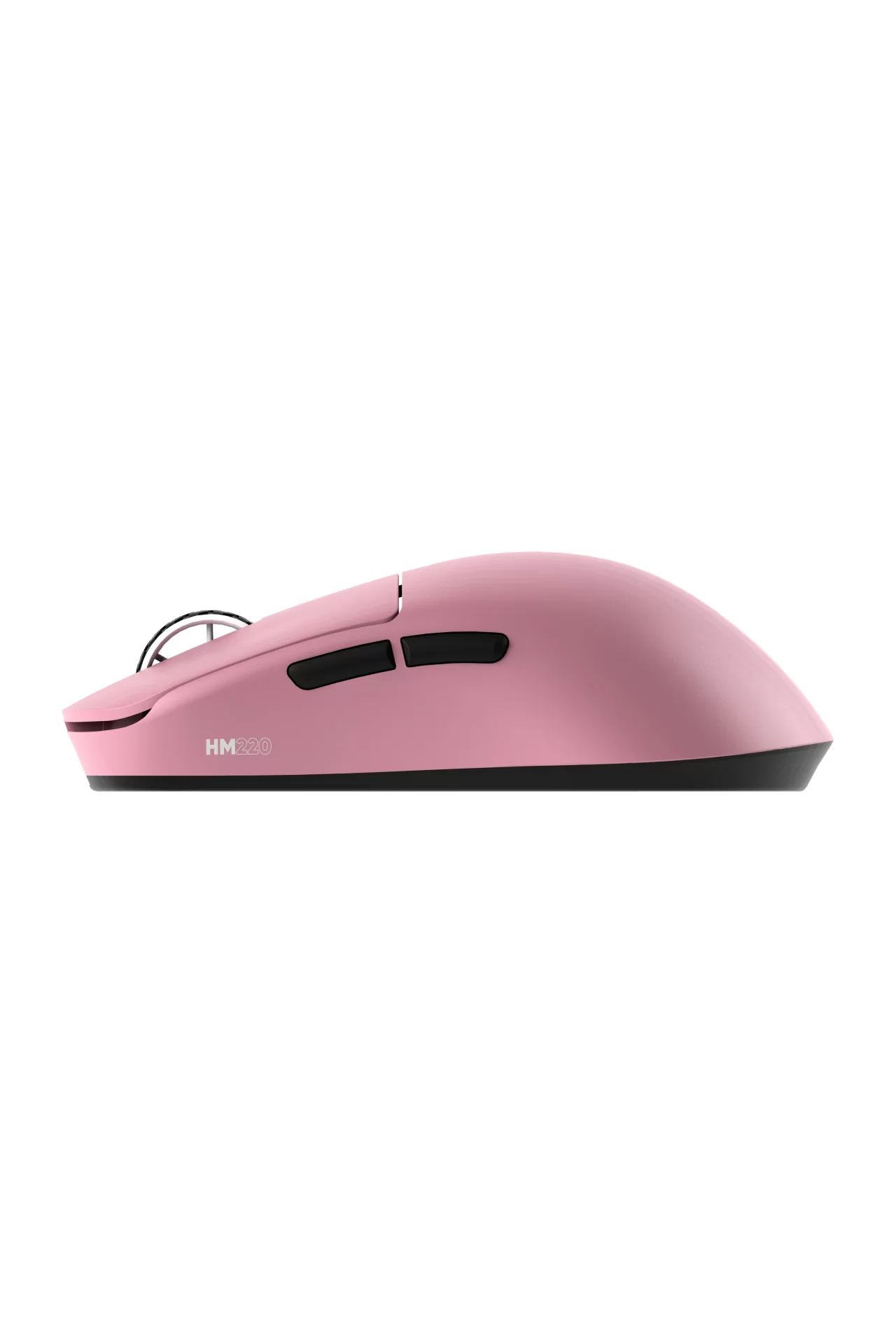 HM220 1K Hz 12000 DPI Tri-Mode Kablosuz/Bluetooth Pembe Gaming Mouse