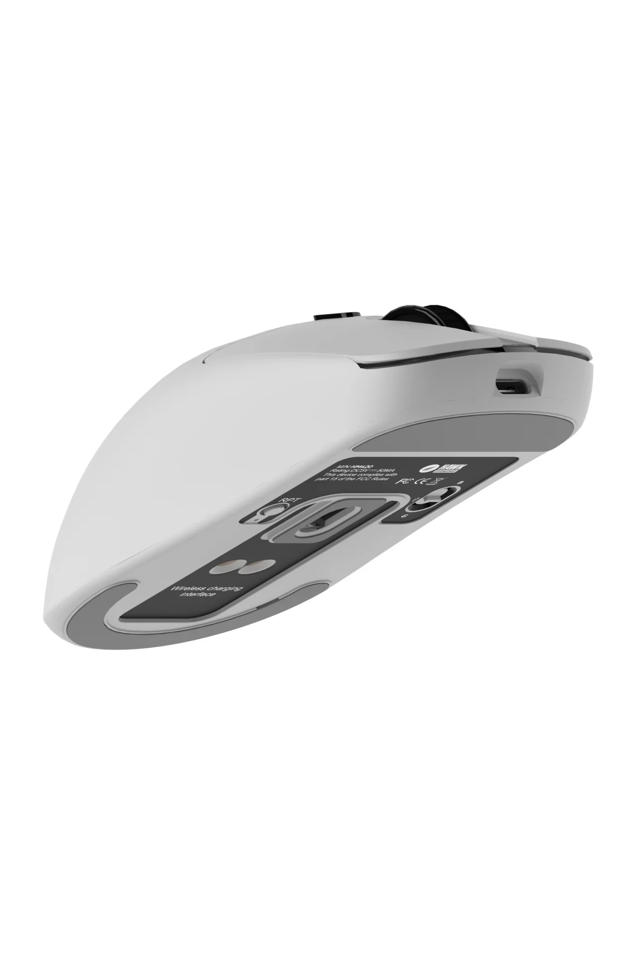 HM420 4K Hz 26000 DPI Tri-Mode Kablosuz/Bluetooth Şarj Standlı Beyaz Gaming Mouse
