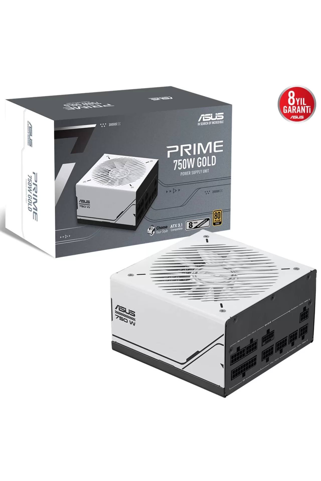 Asus Prime AP-750G 750W 80+ Gold PCIe Güç Kaynağı