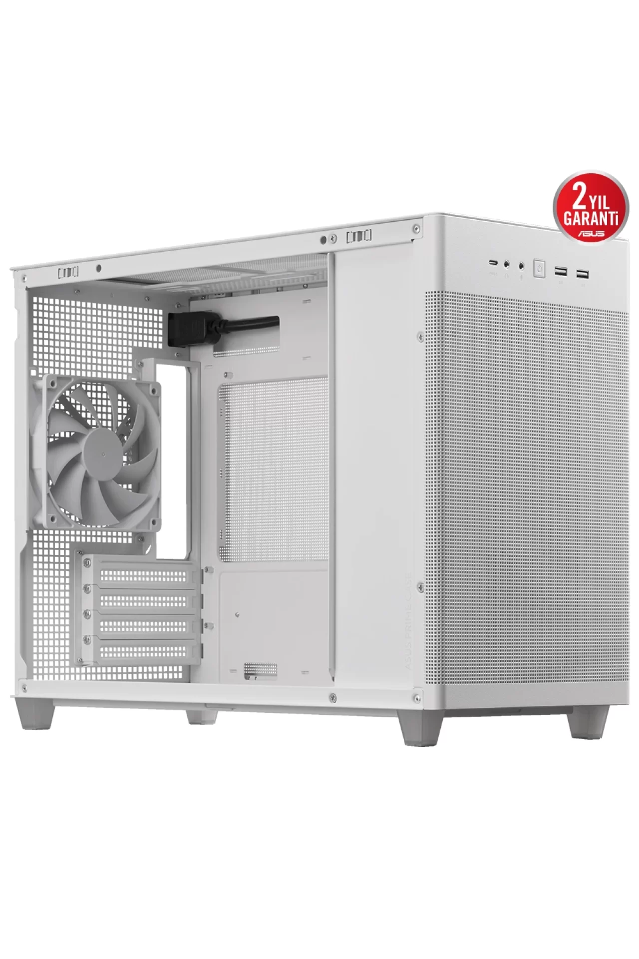 Asus Prime AP201 USB 3.2 Mesh Beyaz MicroATX Kasa