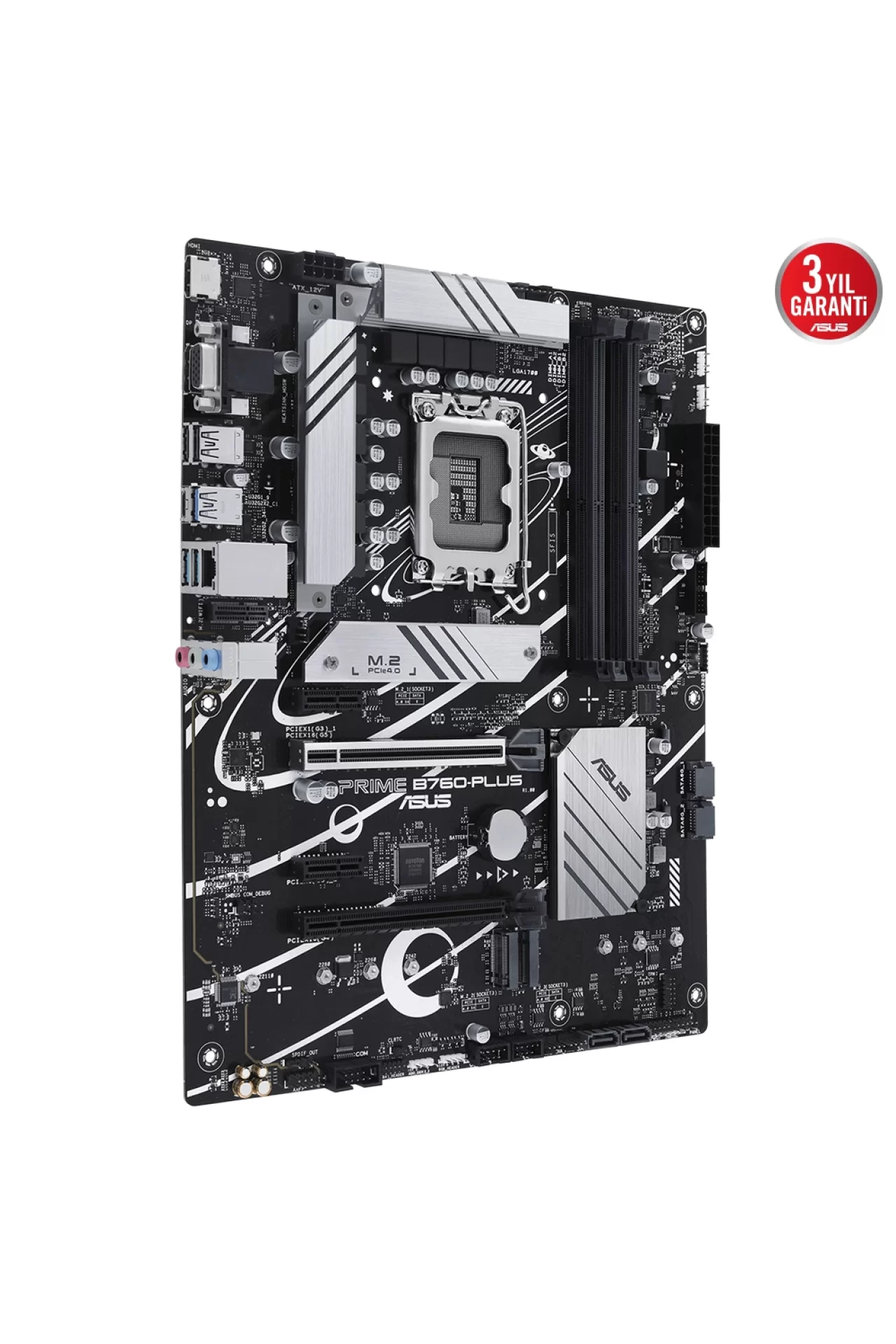 Asus Prime B760-Plus 7200MHz (OC) DDR5 Soket 1700 M.2 HDMI DP VGA ATX Anakart