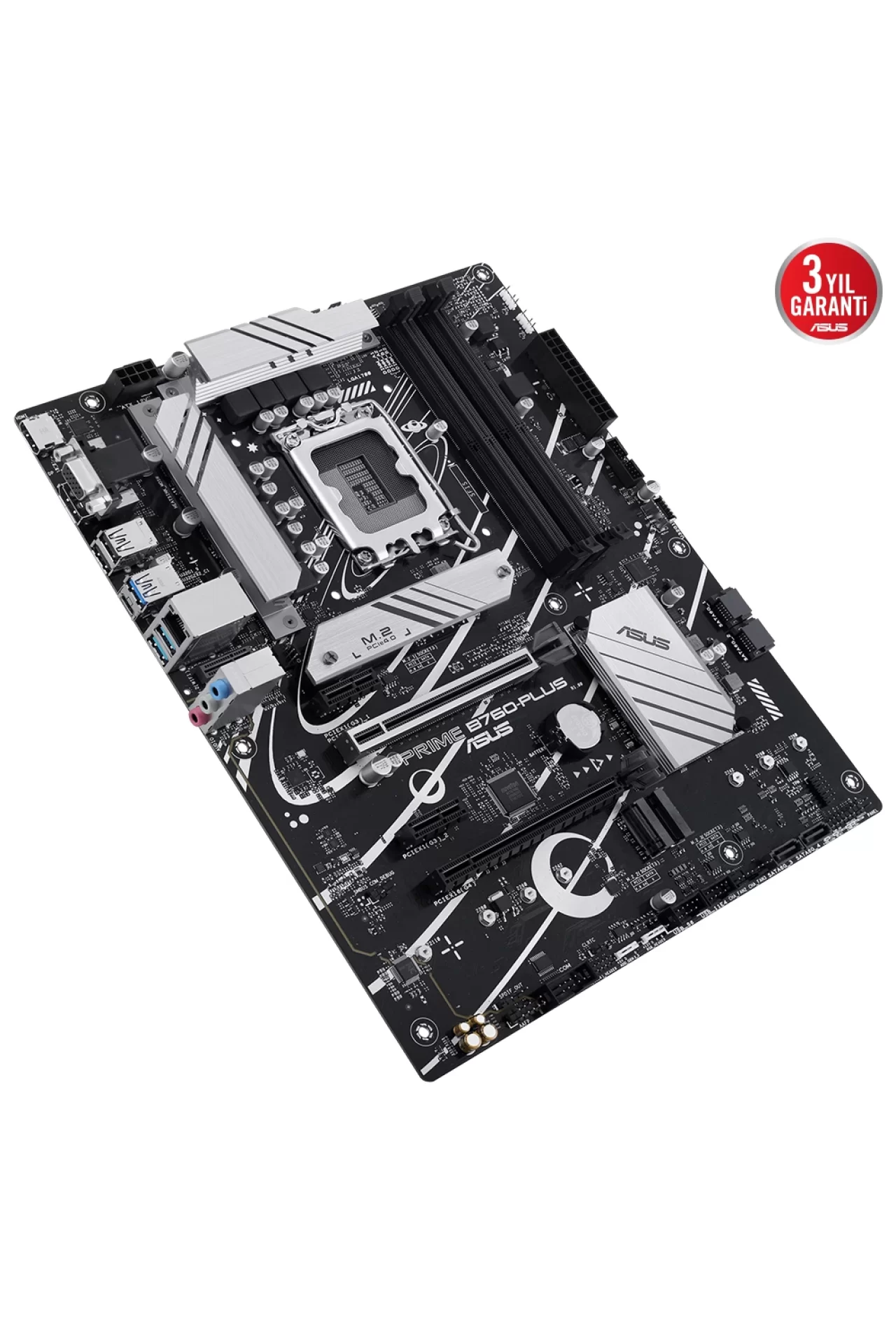 Asus Prime B760-Plus 7200MHz (OC) DDR5 Soket 1700 M.2 HDMI DP VGA ATX Anakart