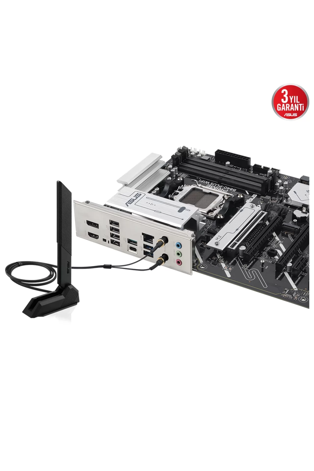 Asus Prime B840-PLUS WiFi 7600MHz (OC) DDR5 Soket AM5 M.2 HDMI DP ATX Anakart