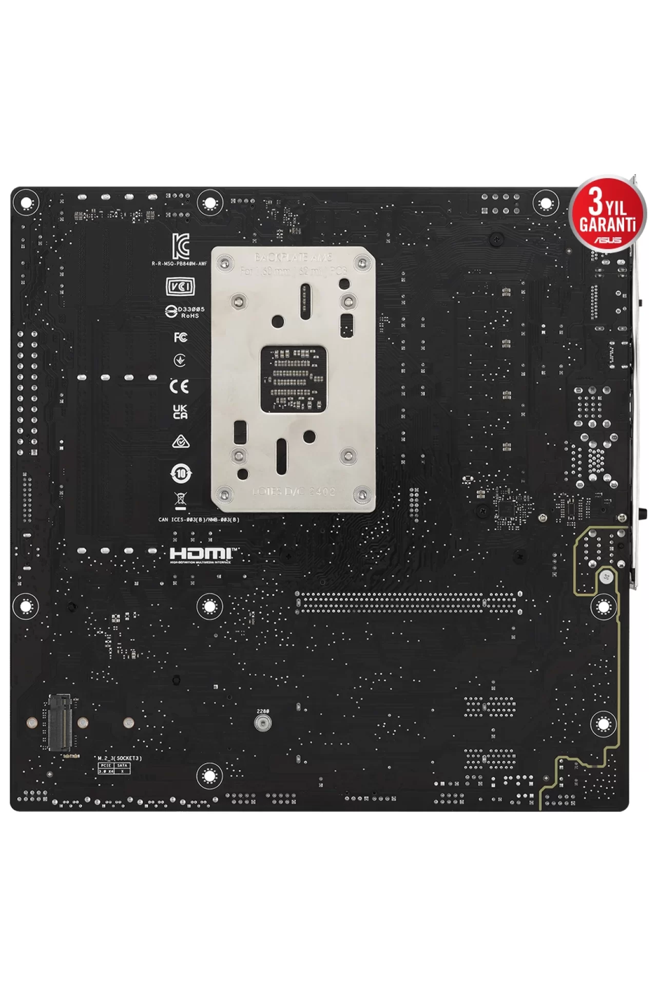 Asus Prime B840M-A WiFi 7600MHz (OC) DDR5 Anakart