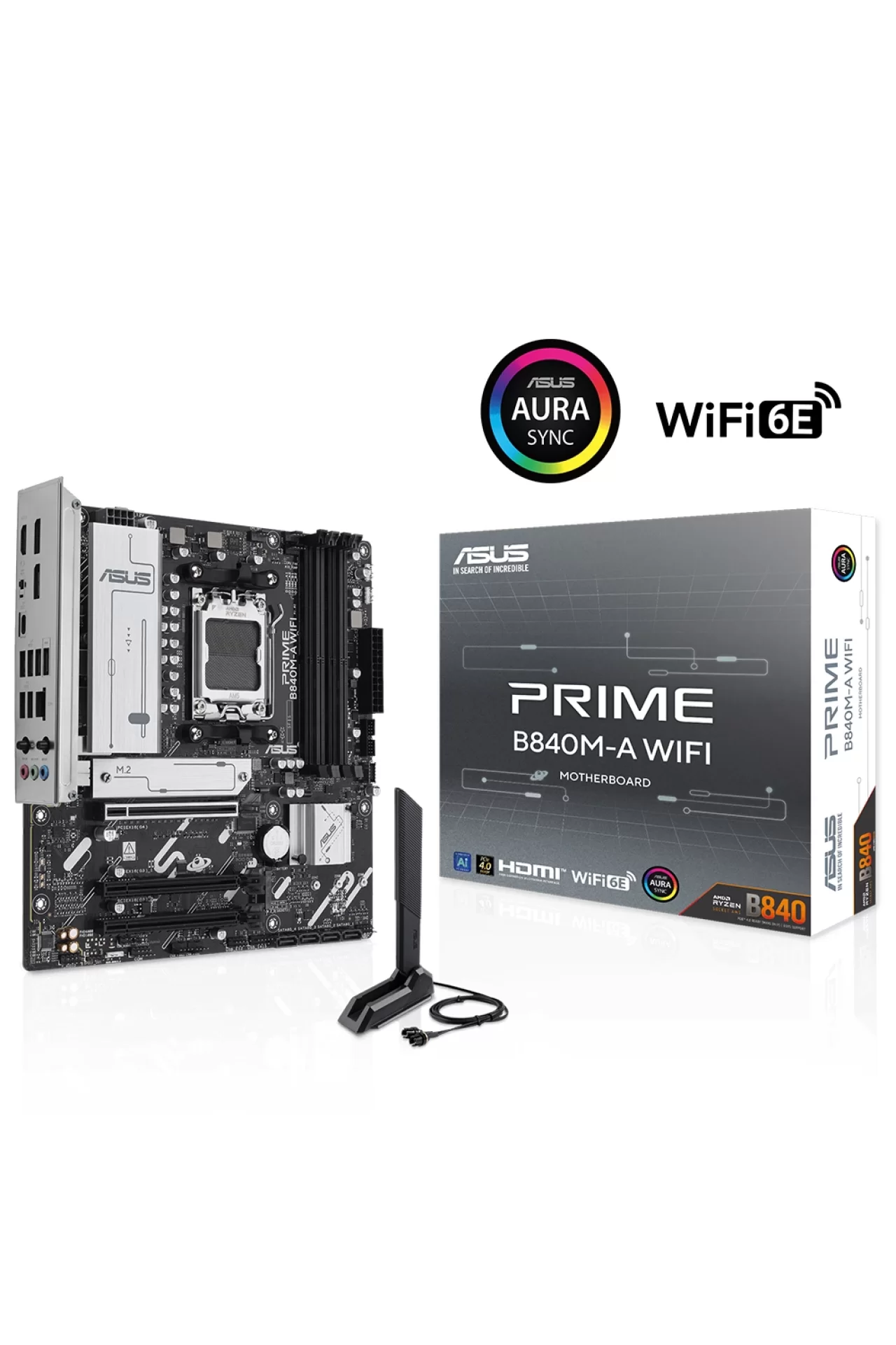 Asus Prime B840M-A WiFi 7600MHz (OC) DDR5 Anakart