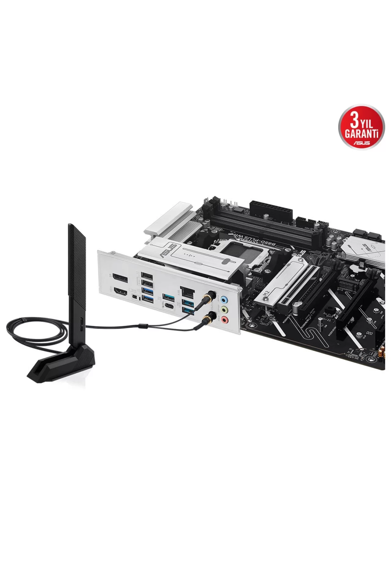 Asus Prime B850-PLUS WIFI 8000MHz (OC) DDR5 Soket AM5 M.2 HDMI DP ATX Anakart