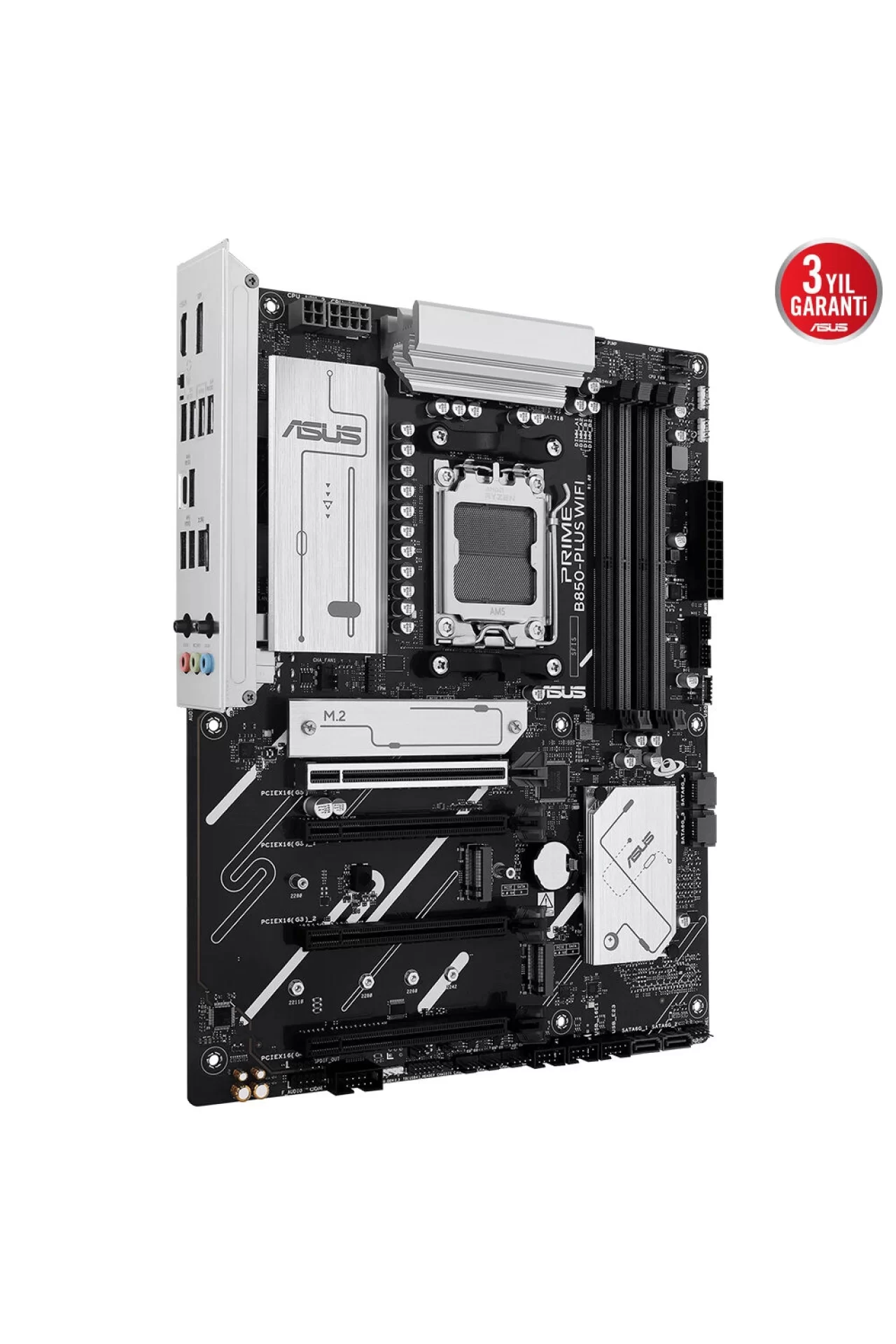 Asus Prime B850-PLUS WIFI 8000MHz (OC) DDR5 Soket AM5 M.2 HDMI DP ATX Anakart