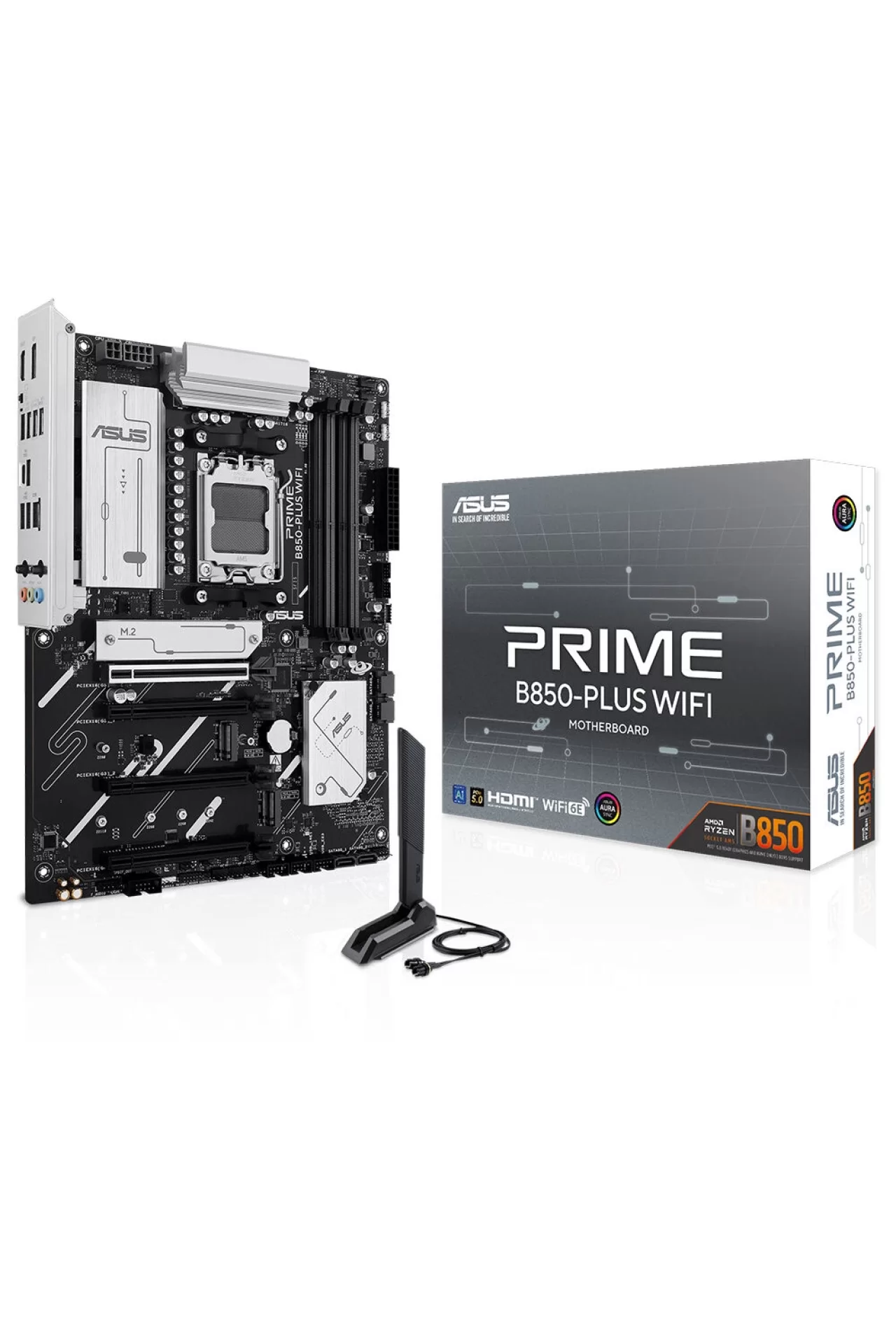 Asus Prime B850-PLUS WIFI 8000MHz (OC) DDR5 Soket AM5 M.2 HDMI DP ATX Anakart