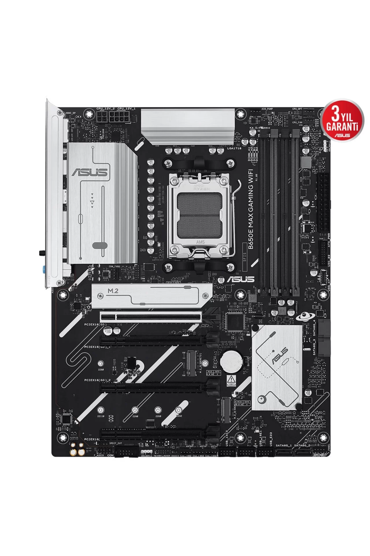 Asus Prime B850-PLUS WIFI 8000MHz (OC) DDR5 Soket AM5 M.2 HDMI DP ATX Anakart