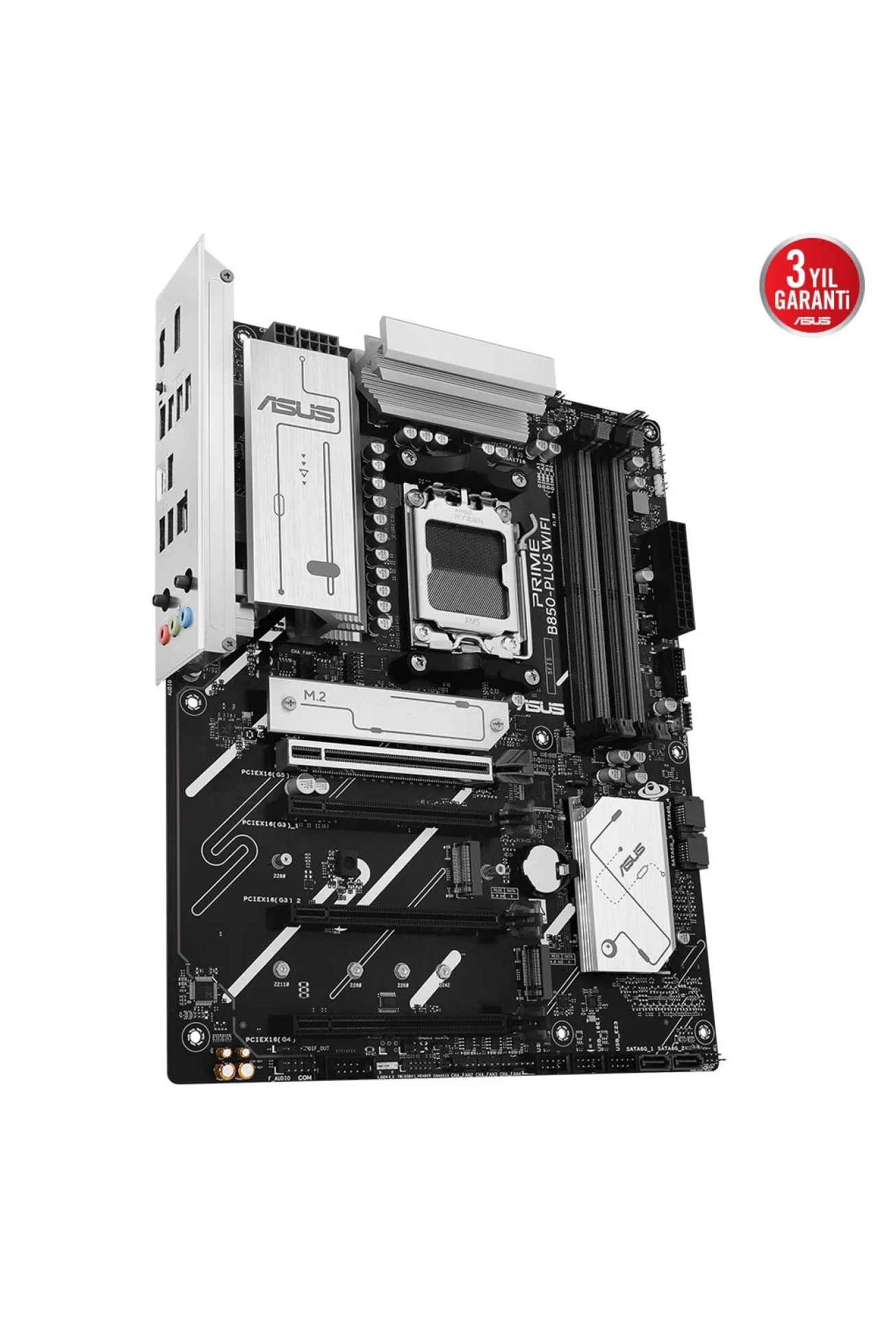 Asus Prime B850-PLUS WIFI 8000MHz (OC) DDR5 Soket AM5 M.2 HDMI DP ATX Anakart