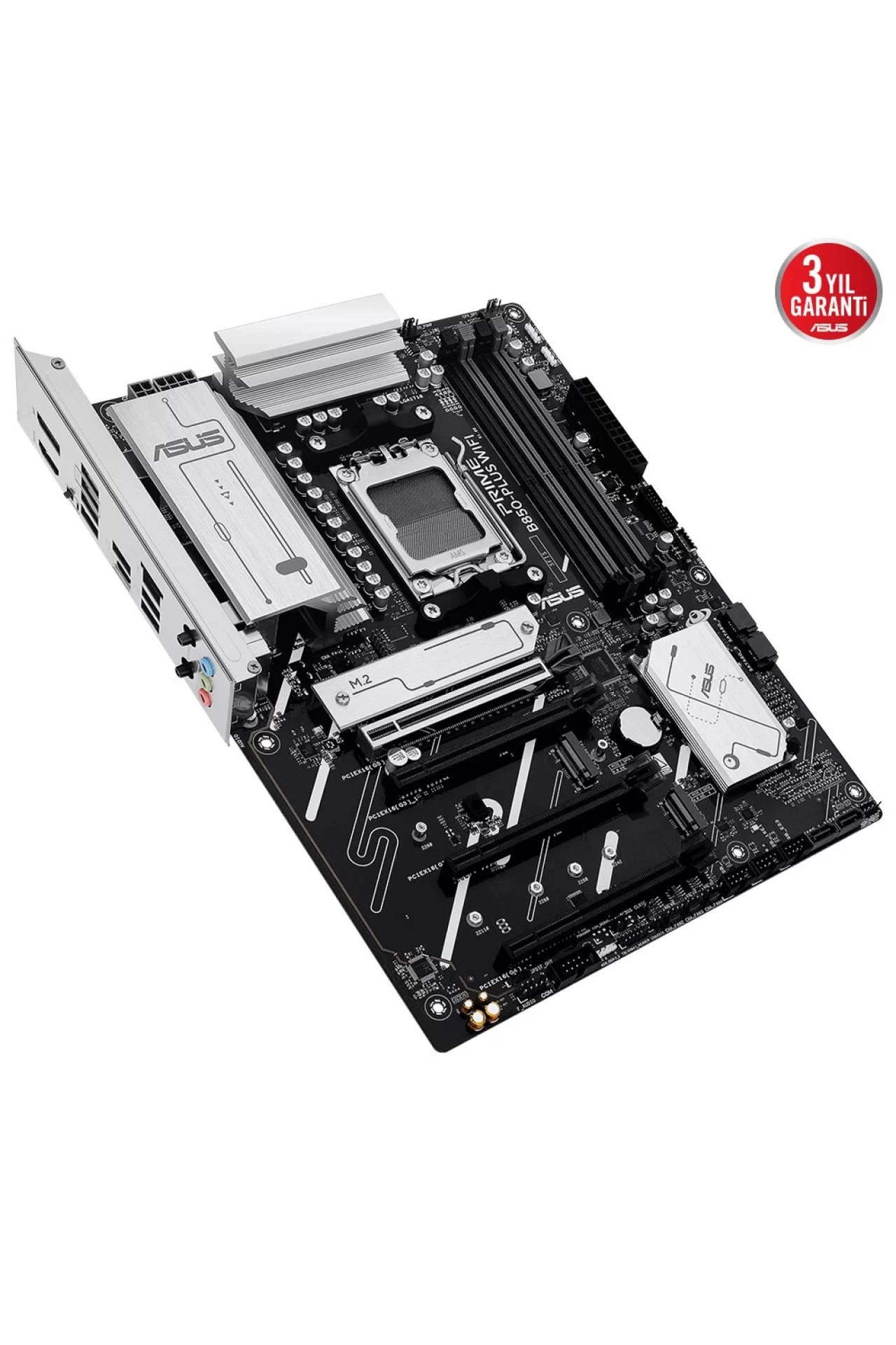 Asus Prime B850-PLUS WIFI 8000MHz (OC) DDR5 Soket AM5 M.2 HDMI DP ATX Anakart