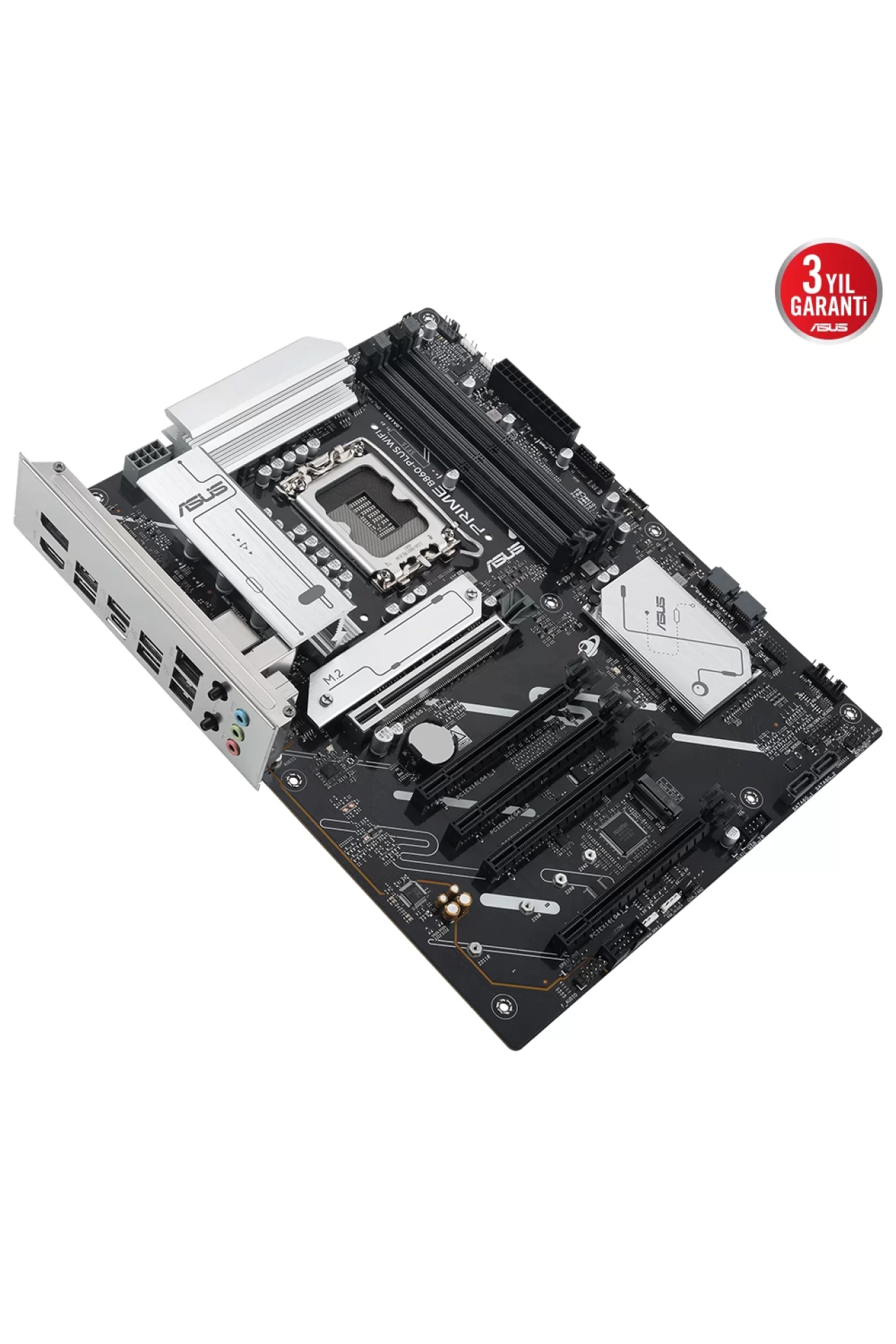 Asus Prime B860-PLUS WiFi 8200MHz (OC) DDR5 Soket LGA1851 M.2 HDMI DP ATX Anakart