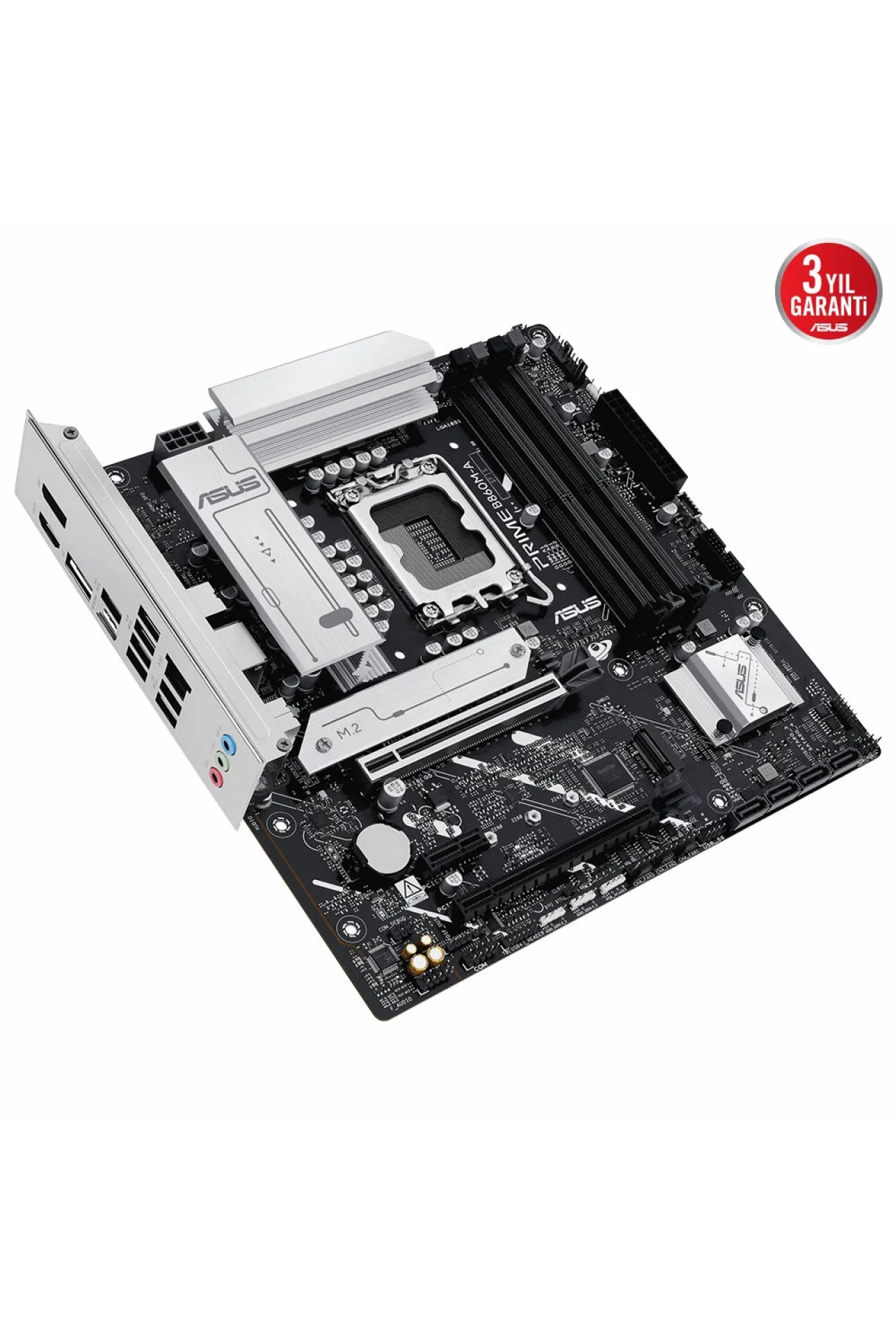 Asus Prime B860M-A-CSM 8666MHz (OC) DDR5 Soket LGA1851 M.2 HDMI DP mATX Anakart