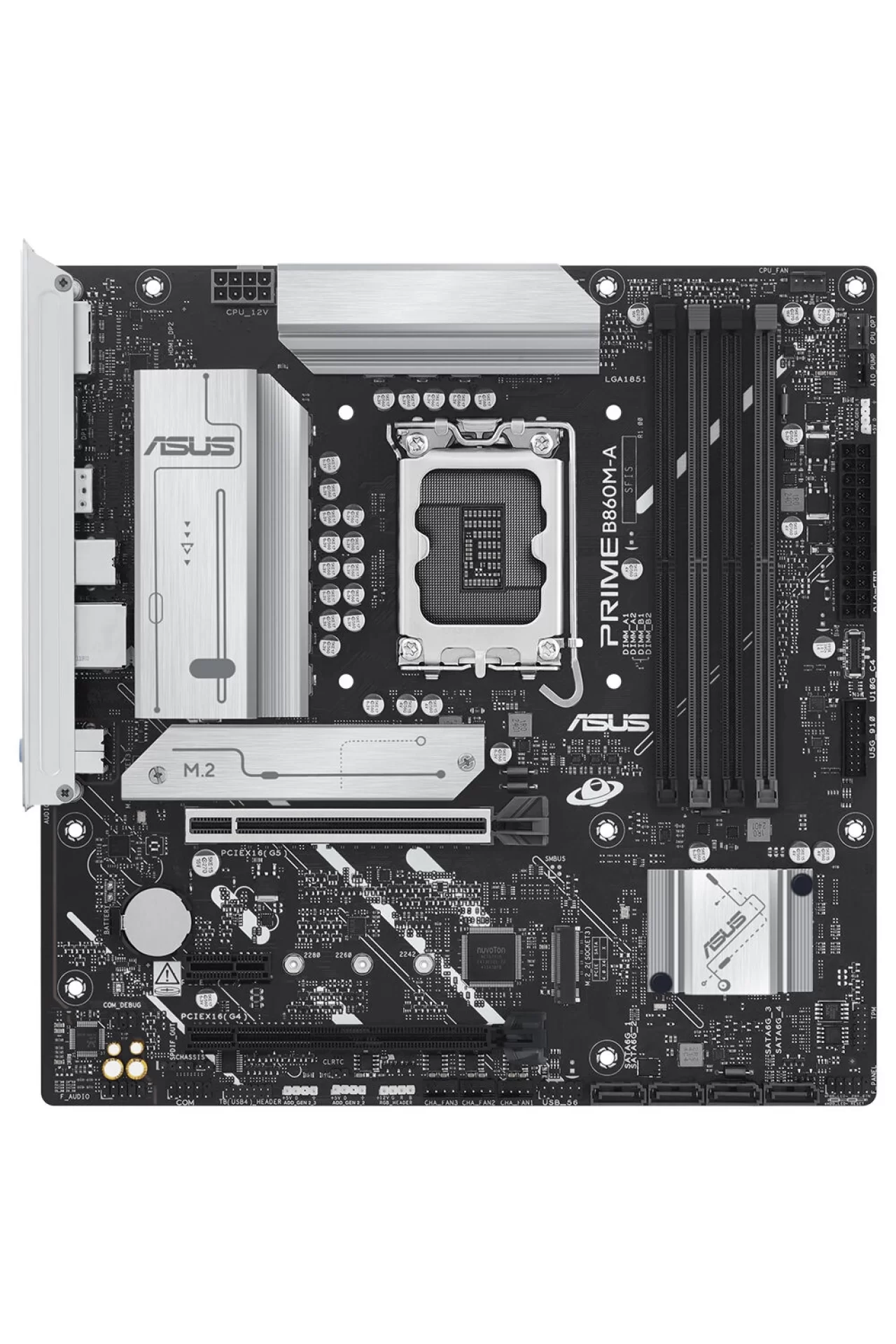 Asus Prime B860M-A-CSM 8666MHz (OC) DDR5 Soket LGA1851 M.2 HDMI DP mATX Anakart