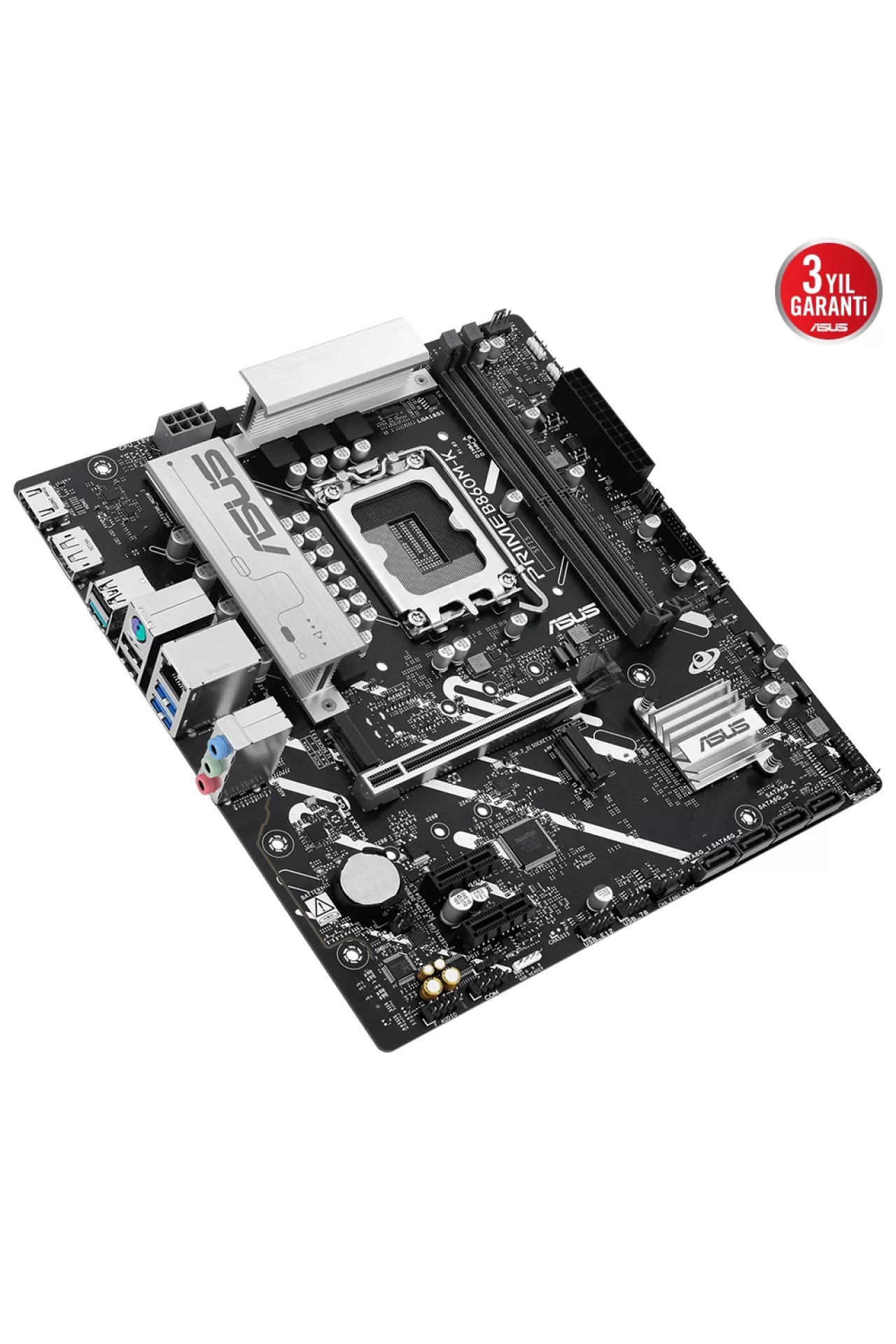 Asus Prime B860M-K 8800MHz (OC) DDR5 Soket LGA1851 M.2 HDMI DP mATX Anakart