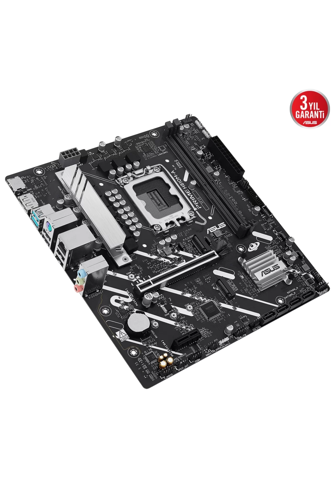 Asus Prime H810M-A-CSM 6400MHz DDR5 Soket LGA1851 M.2 HDMI DP mATX Anakart